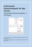 Prof. Dr. Birol BALABAN Physical Medicine and Rehabilitation Article Polyneuromyopathy